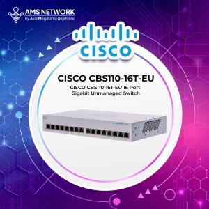 CBS110-16T-EU, Cisco Business 110 Series Unmanaged Switch, 16-port GE